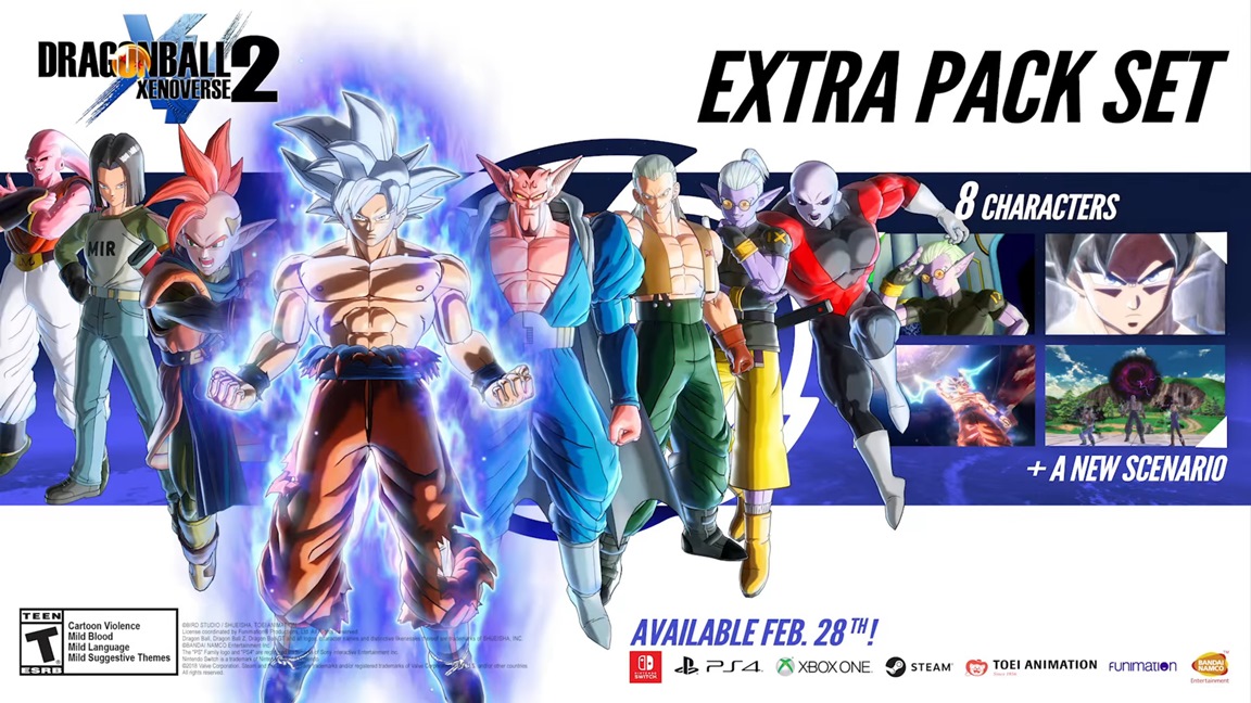 Dragon Ball Xenoverse 2 DLC 'Extra Pack 4' launches December 19 - Gematsu