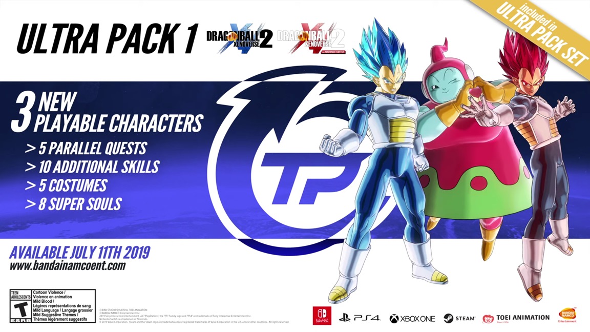 DRAGON BALL XENOVERSE 2 - Ultra Pack Set, PC Steam Downloadable Content