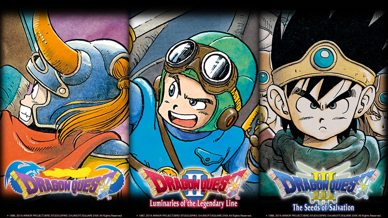 Dragon Quest I, II, and III will be available for Switch in English in