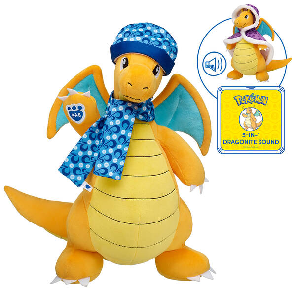 Dragonite gets the Build-A-Bear treatment