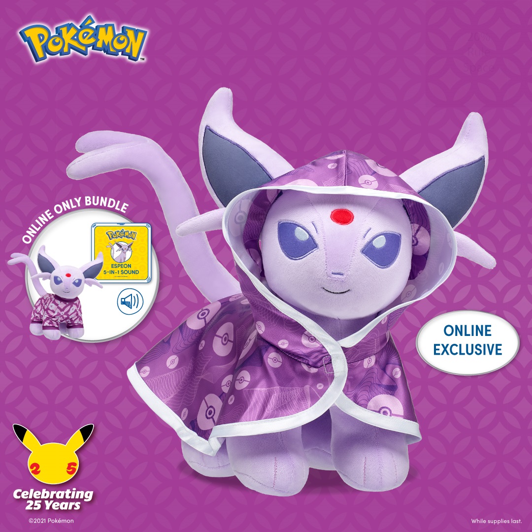 Espeon gets the BuildABear treatment