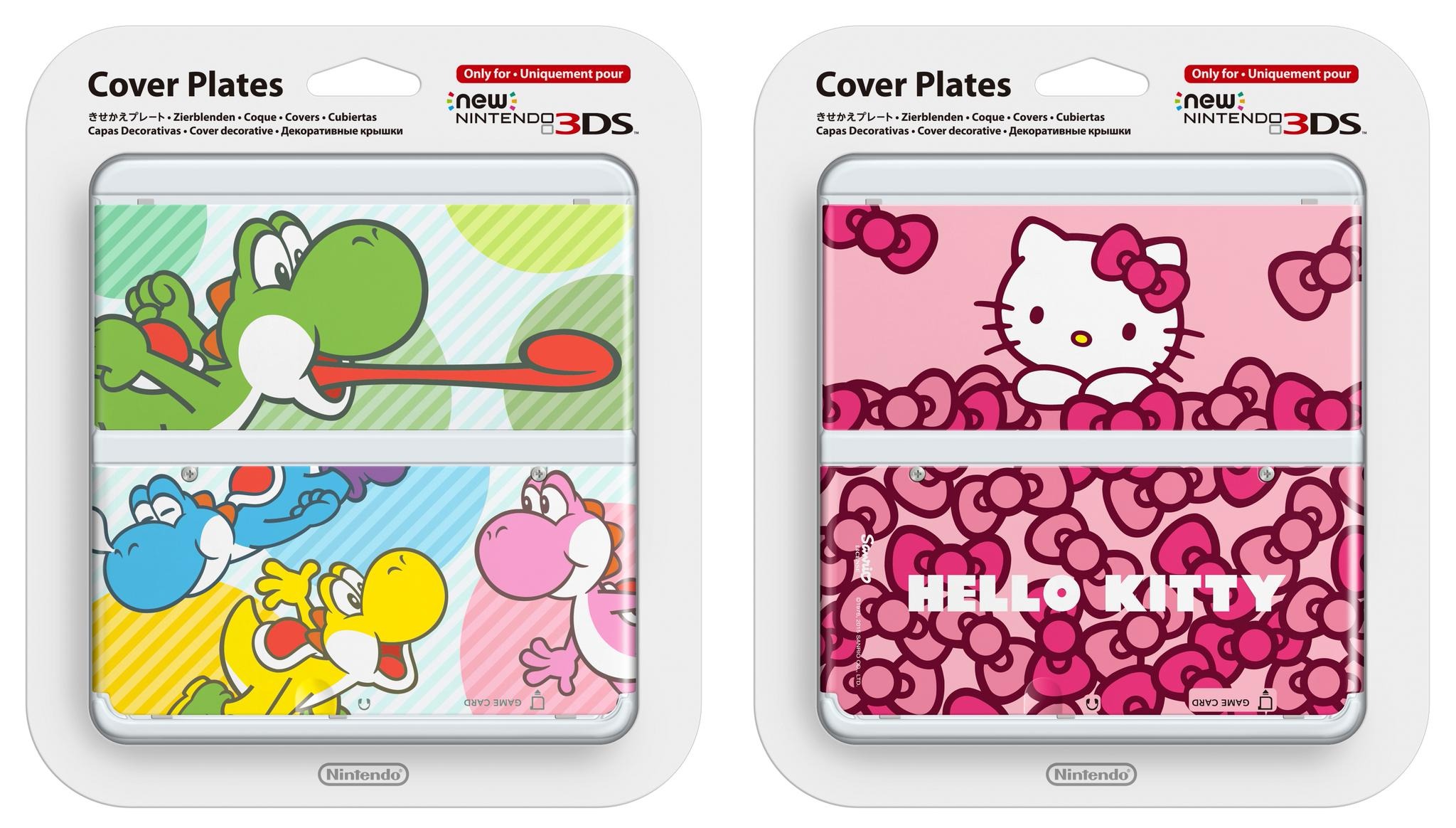 Citron brug valg Images of Europe's upcoming Yoshi and Hello Kitty New 3DS cover plates