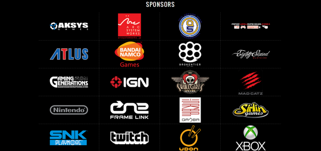 Nintendo Evo 2014 sponsor