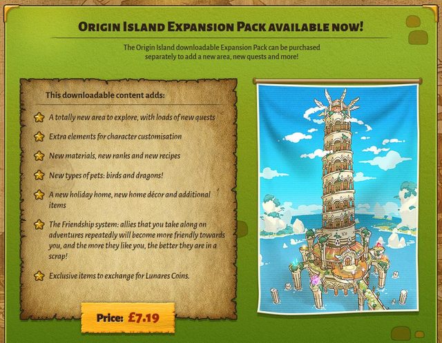 fantasy life origin island costumes