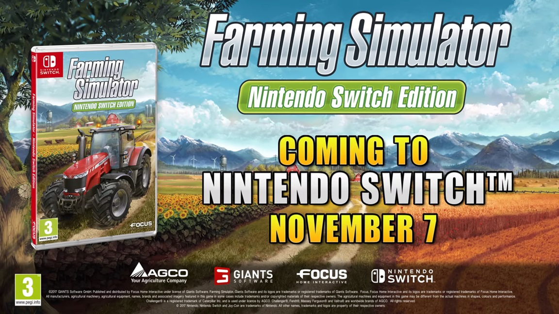 Farming Simulator Nintendo Switch Edition Footage