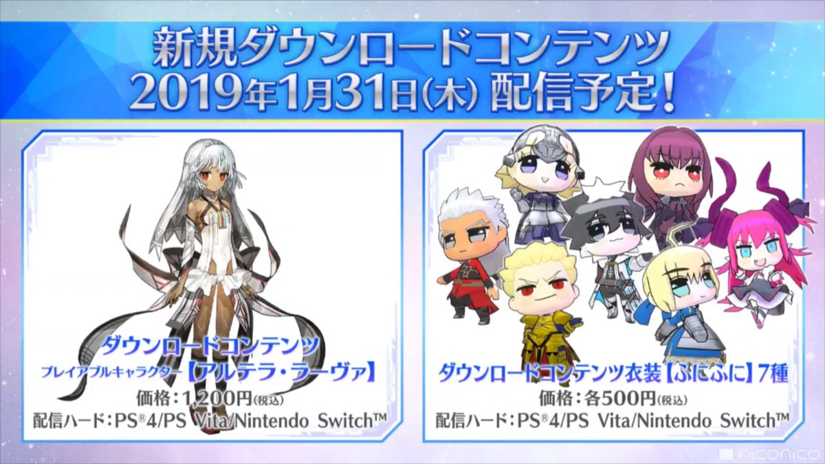 Fate Extella Link To Add Attila Larva New Chibi Punipuni Models As Dlc Nintendo Everything