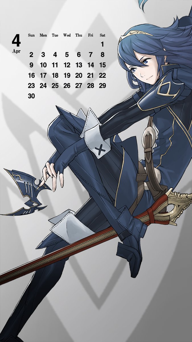 Fire Emblem Heroes: April calendar wallpapers featuring Lucina and Roy  revealed