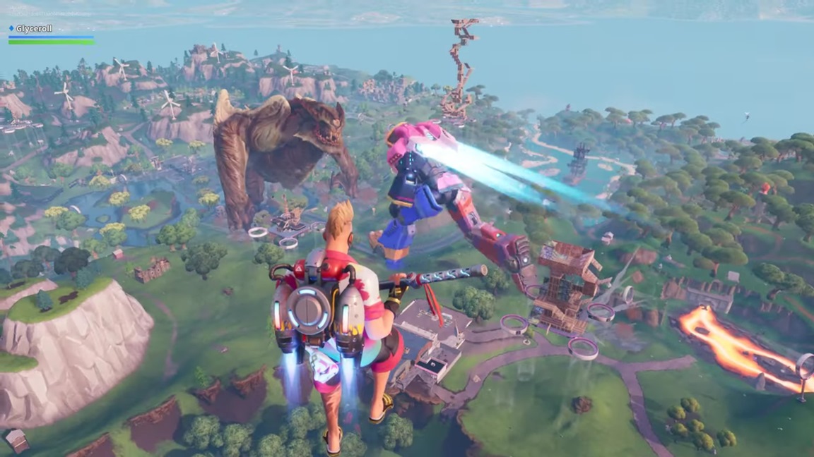 Fortnite hosts huge monster vs. battle