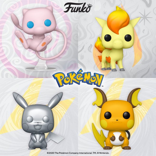 silver pikachu funko