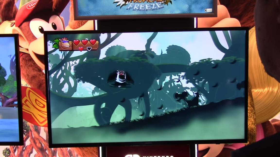 Donkey Kong Country: Tropical Freeze - off-screen Busted Bayou stage ...