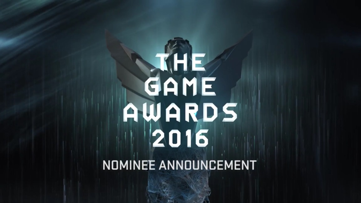 Nominees Announced for The Game Awards 2016