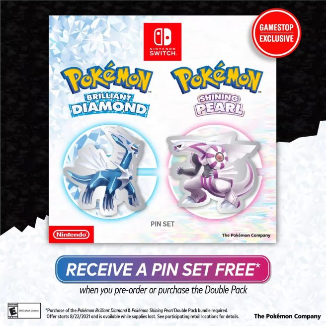 pokemon brilliant diamond shining pearl pre order bonus