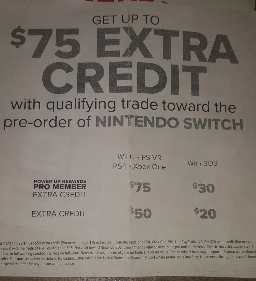 gamestop trade in deals