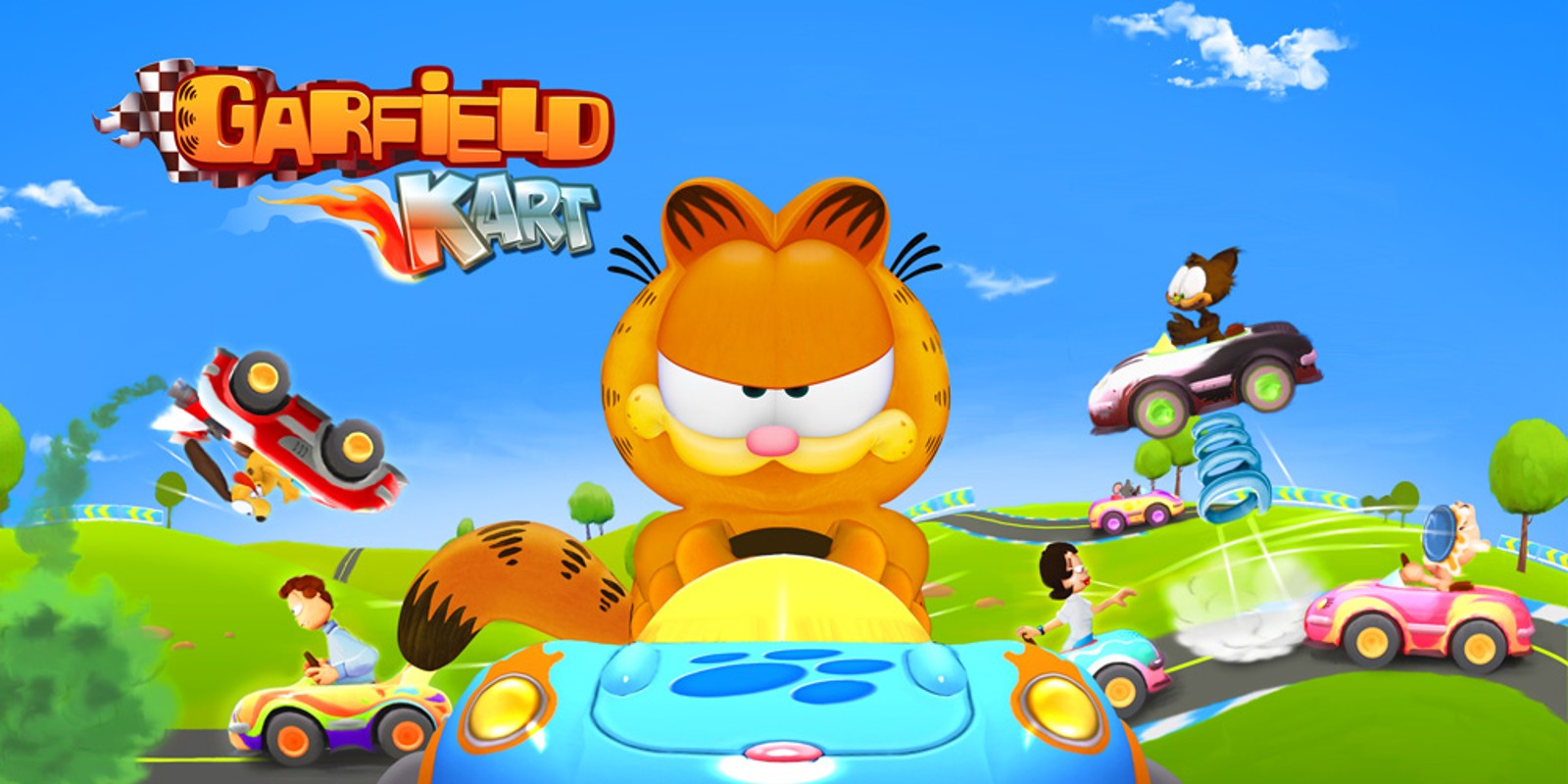 garfield kart furious racing online