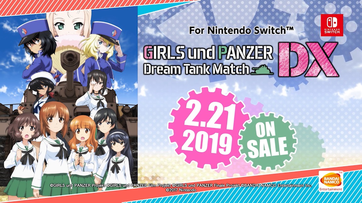 girl und panzer dream tank match nintendo switch