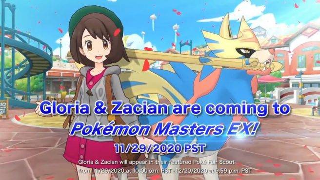 Pokemon Masters EX - Gloria and Zacian