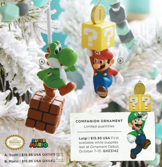 Hallmark planning Super Mario ornaments Nintendo Everything