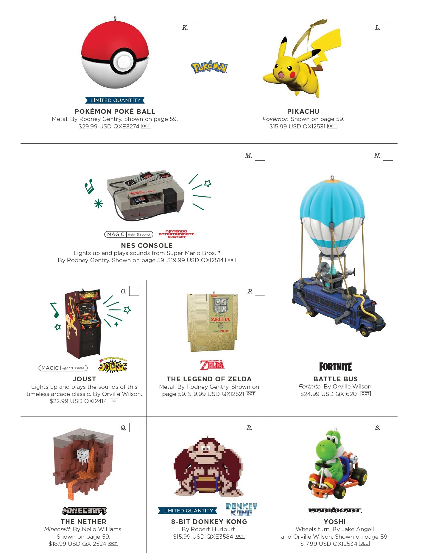 nintendo ornament hallmark