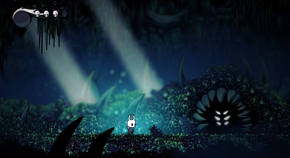 Существо спящее на каменном возвышении hollow knight