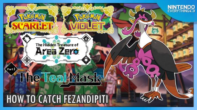 how to catch Fezandipiti Pokemon Scarlet Violet