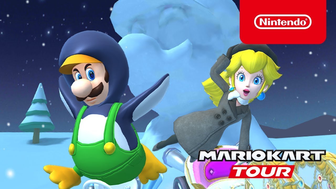 Mario Kart Tour - Winter Tour Trailer 