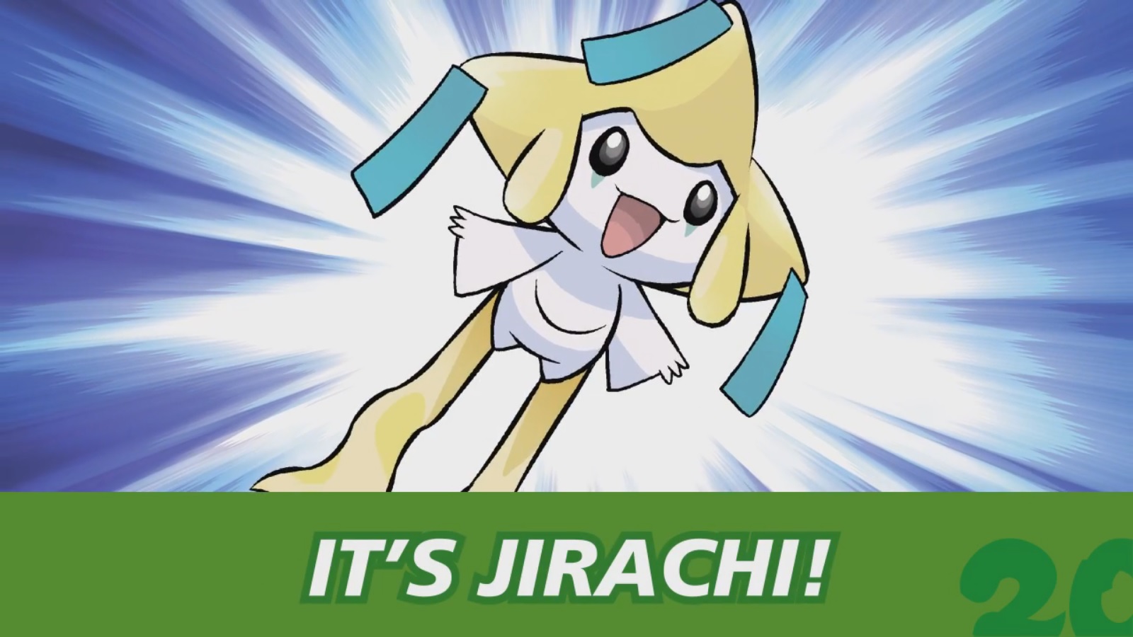 Pokemon X/Y, Omega Ruby/Alpha Sapphire - Jirachi distribution promo.