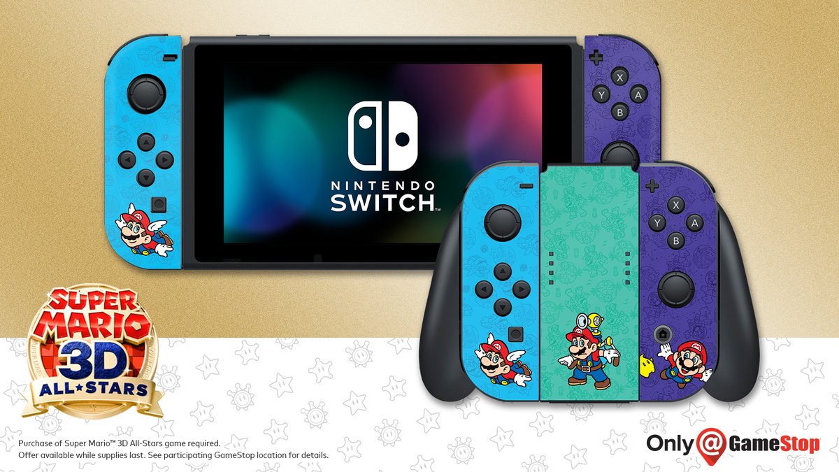 Buy Super Mario 3d All Stars From Gamestop Get Themed Joy Con Covers Nintendo Everything