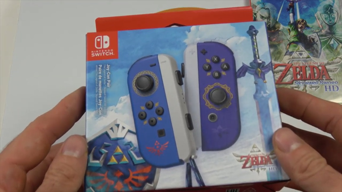 Video Zelda Skyward Sword Hd Joy Con Unboxing And Comparison