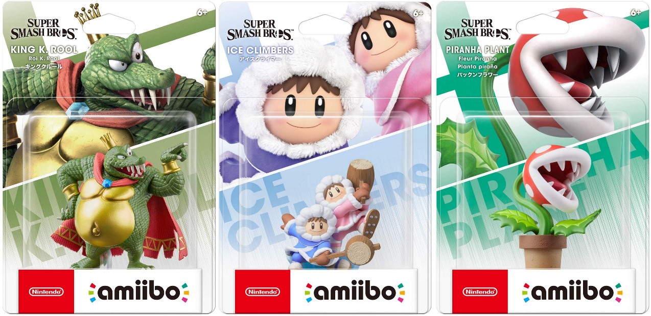 King K Rool Ice Climbers Piranha Plant Amiibo Up On Amazon