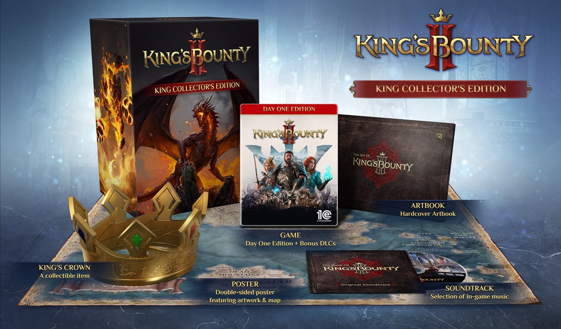 King's Bounty II details its various editions, new trailer