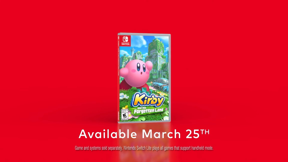 Kirby And The Forgotten Land Launches March 25th 2022 For