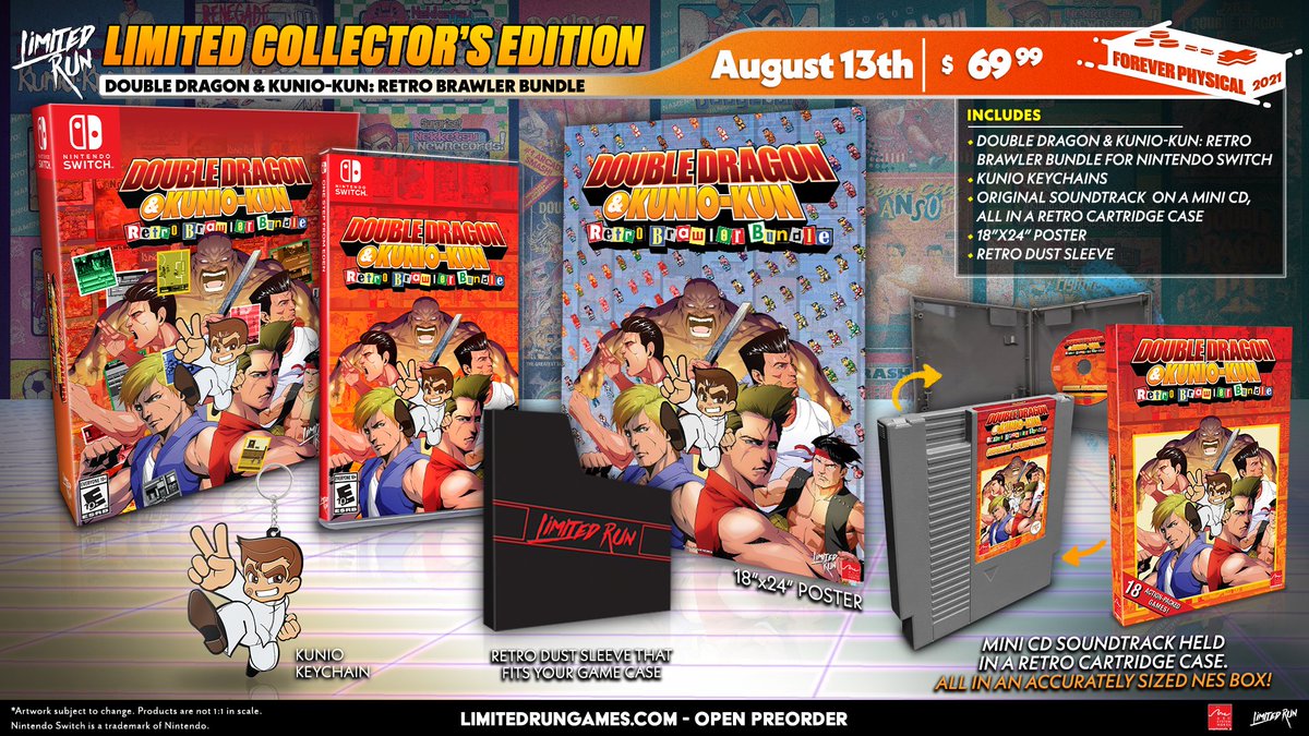 Physical Double Dragon Collection announced for Nintendo Switch - My  Nintendo News