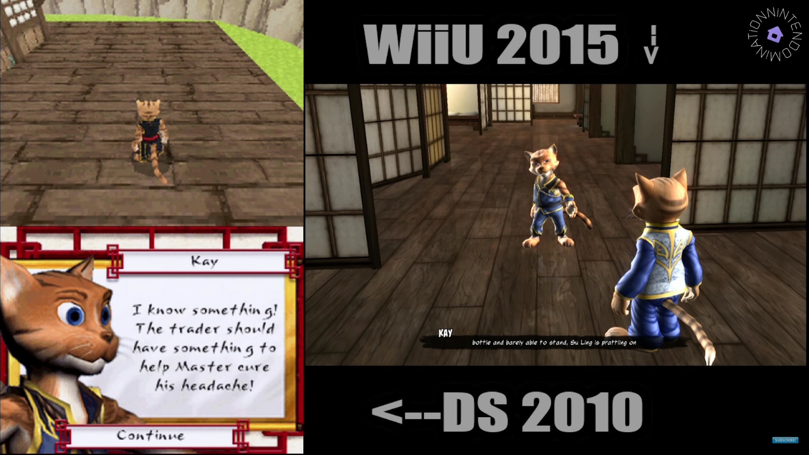 Legend Of Kay Ds Vs Wii U Comparison Nintendo Everything