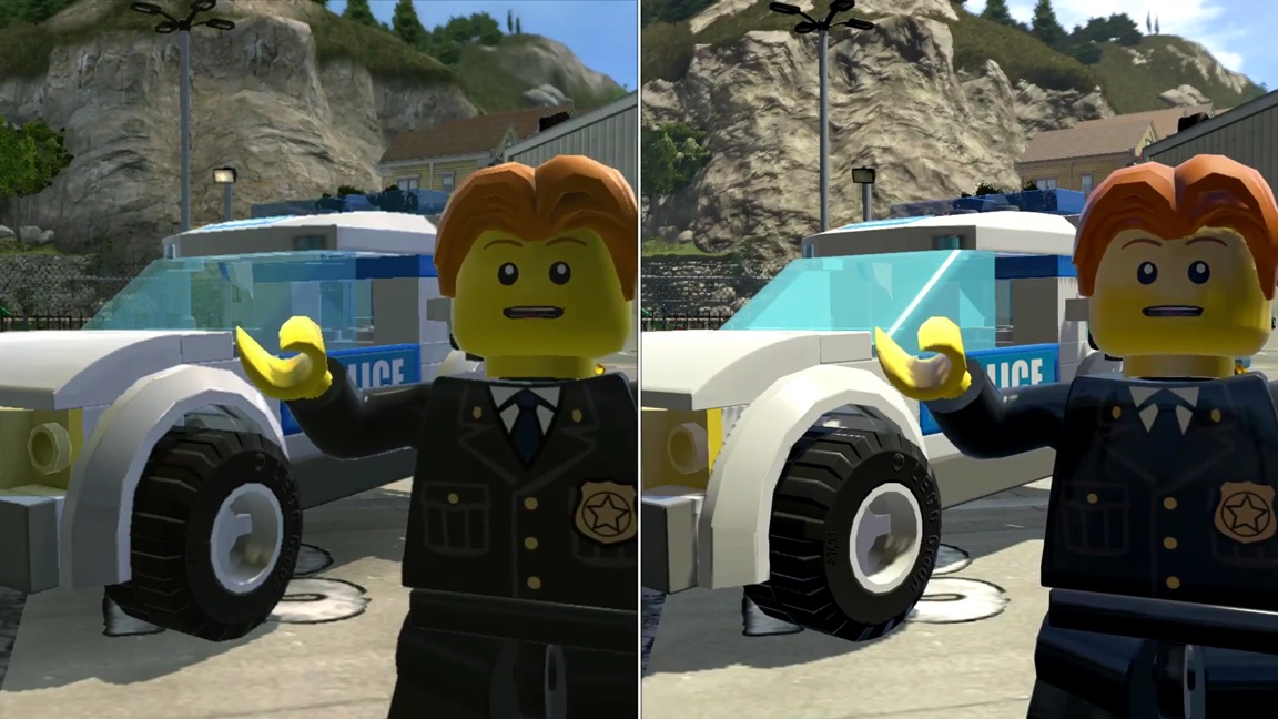 LEGO City Undercover Wii U vs. Switch comparison