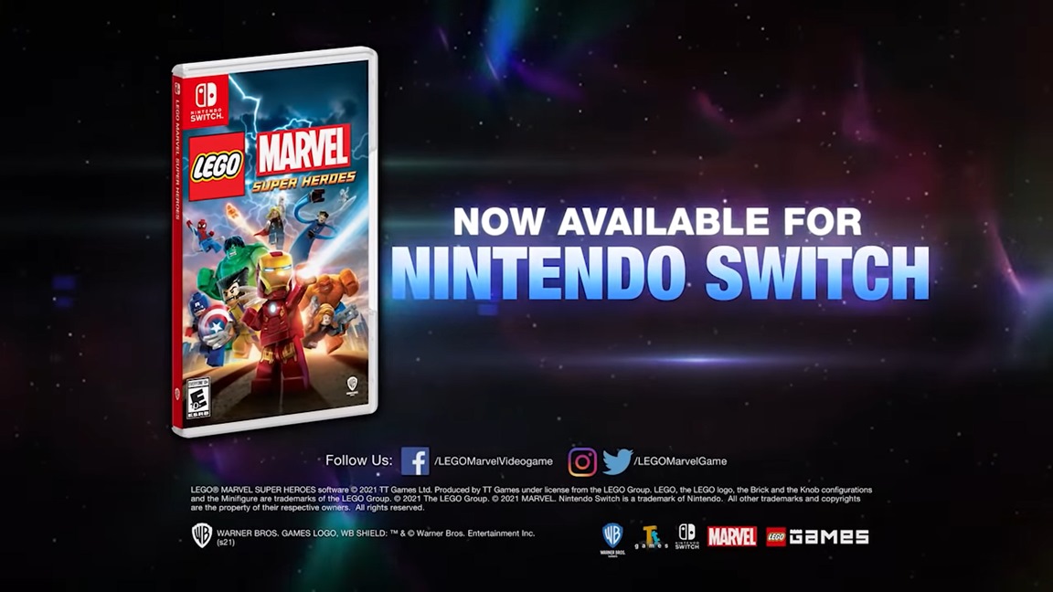 Marvel Super Heroes Switch trailer