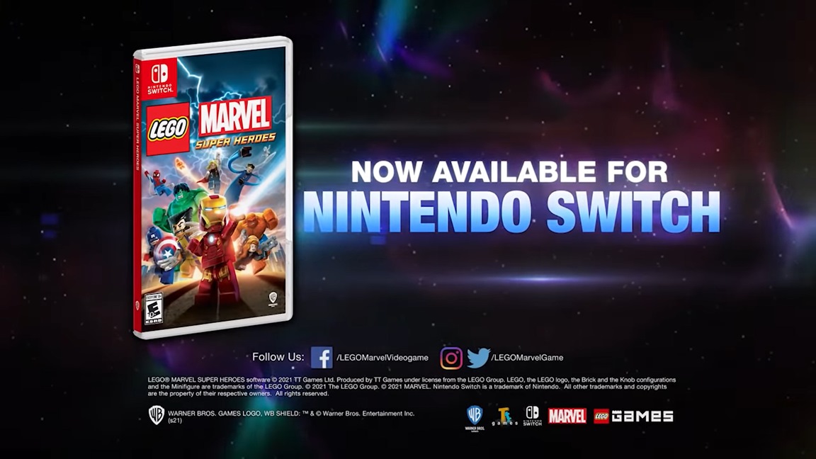 LEGO Marvel Super Heroes Switch trailer