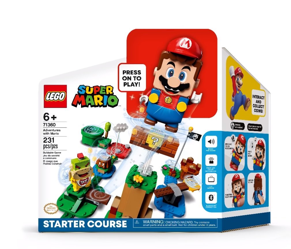 Lego mario monty mole best sale super mushroom