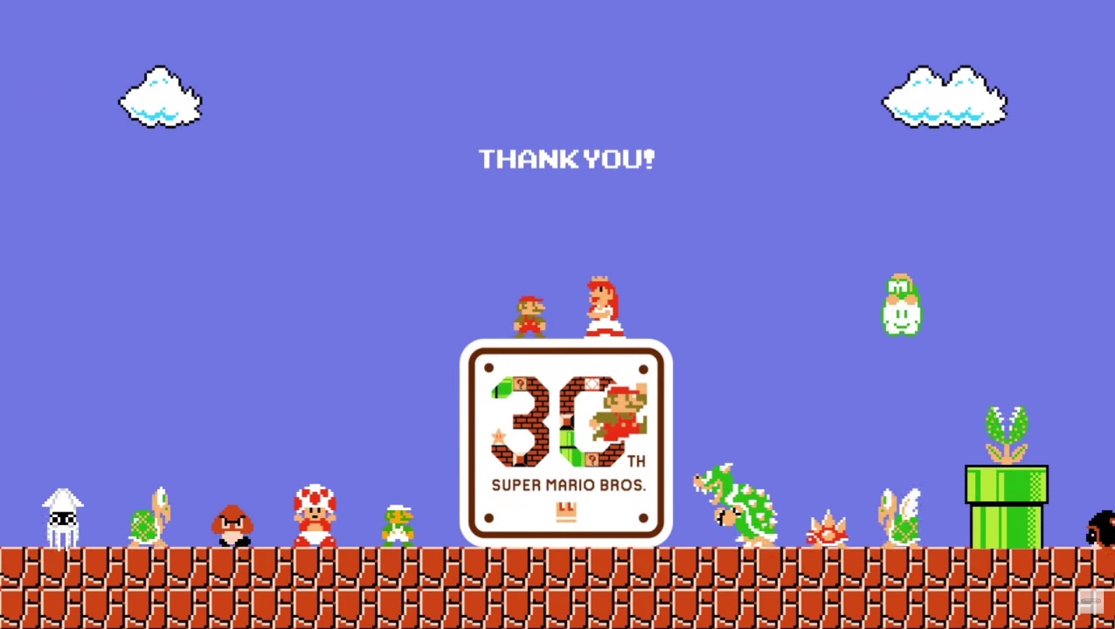 Nintendo Shares Let S Super Mario Thank You Video Nintendo Everything