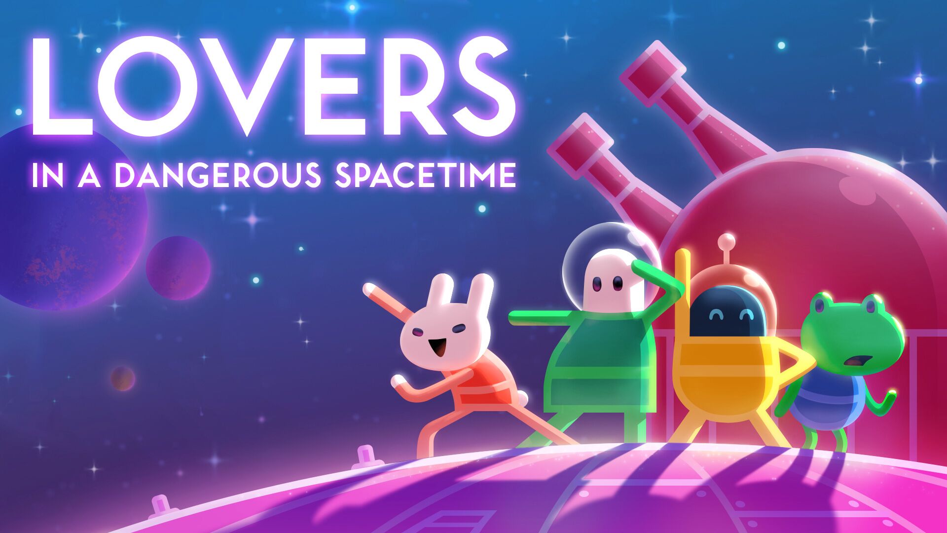 Lovers in a Dangerous Spacetime