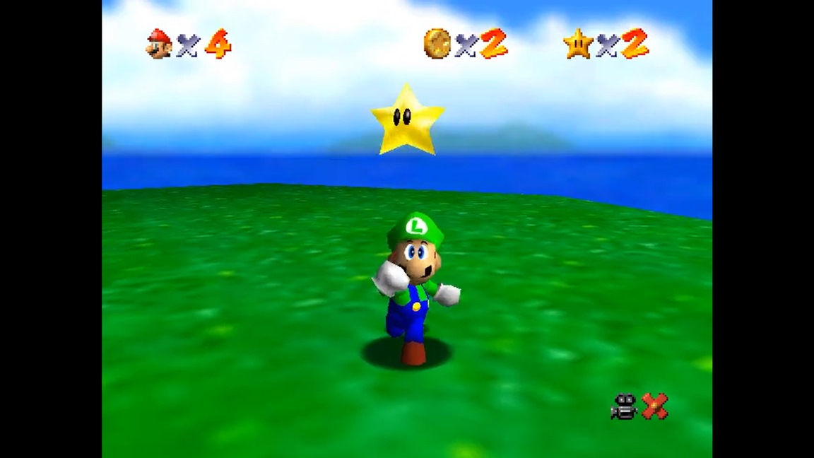 Super Mario 64: avvistato il primo video gameplay con Luigi dopo 26 anni  dal lancio 