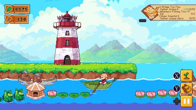 Luna's Fishing Garden gameplay