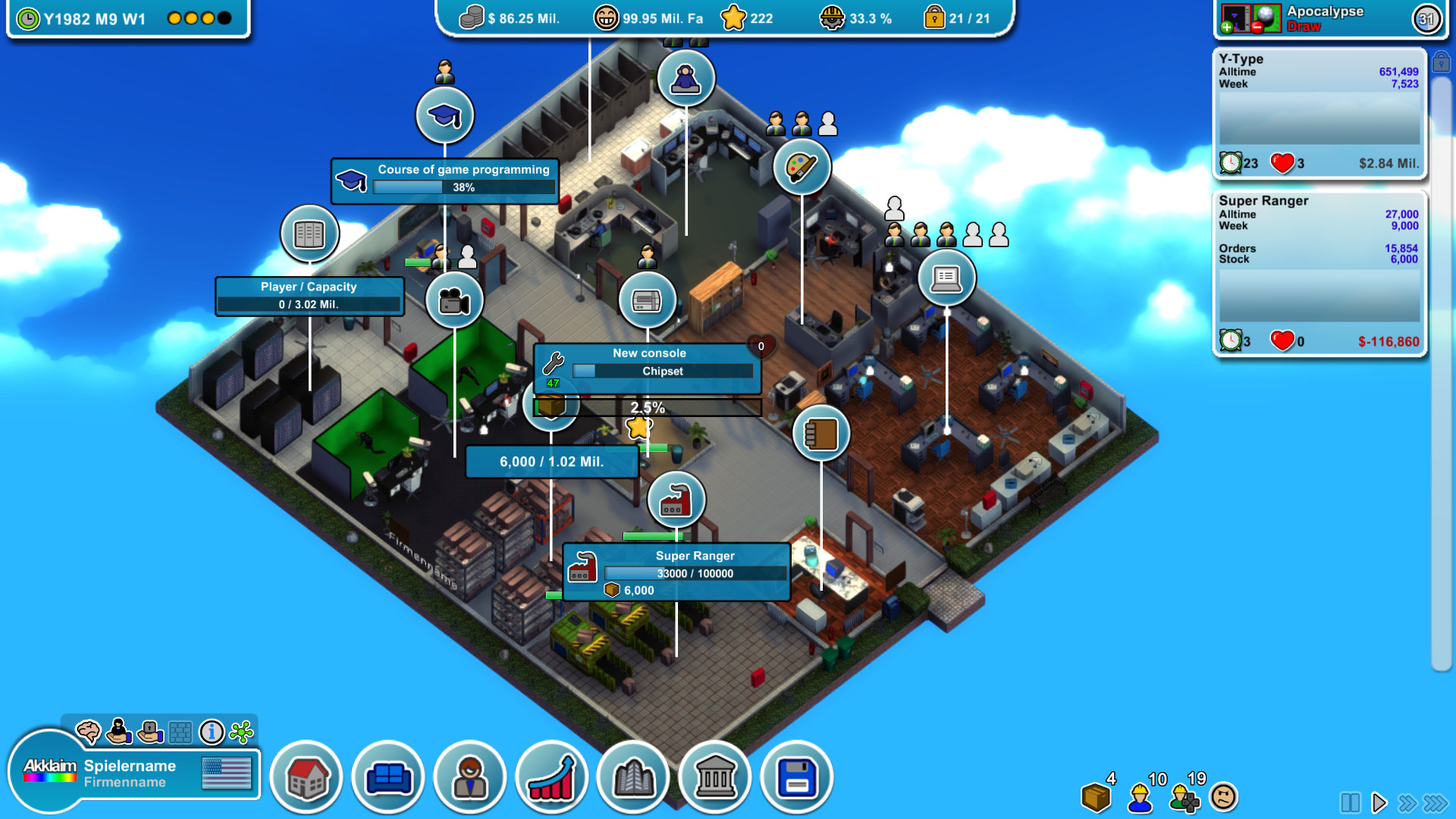Multiplayer Tycoon Games