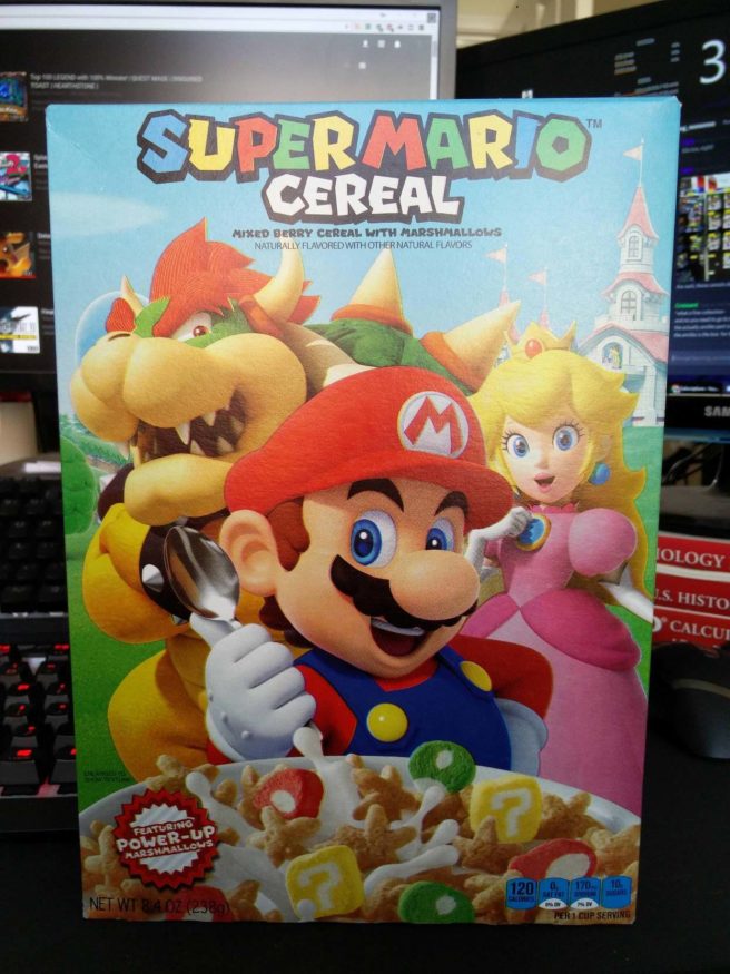 super mario cereal