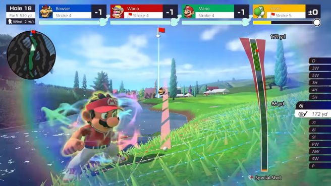 mario golf super rush camelot