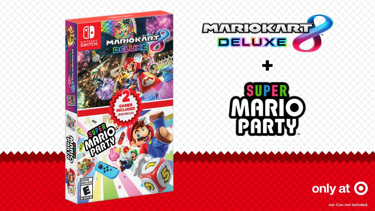 Mario Kart 8 Deluxe + Super Mario Party Double Pack