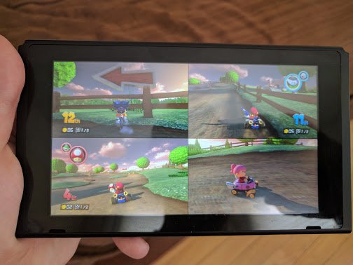 mario kart switch 8 players local