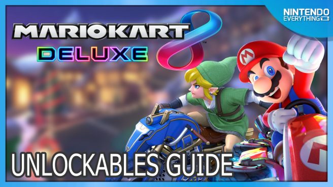 mario kart 8 deluxe unlockables