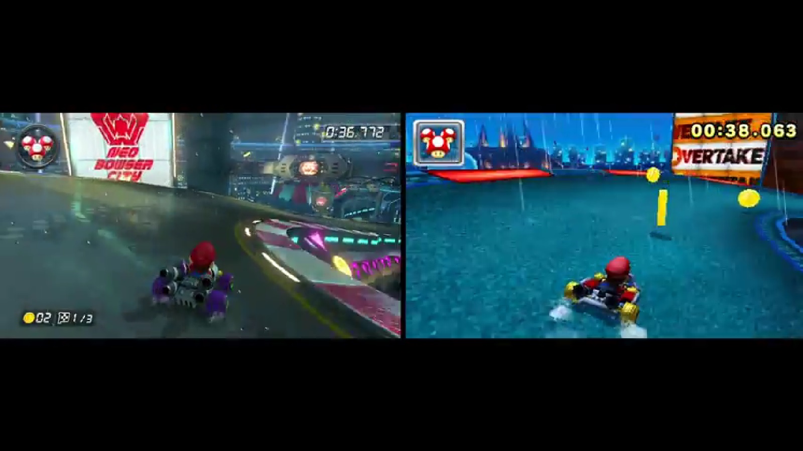 difference between mario kart 8 wii u and switch