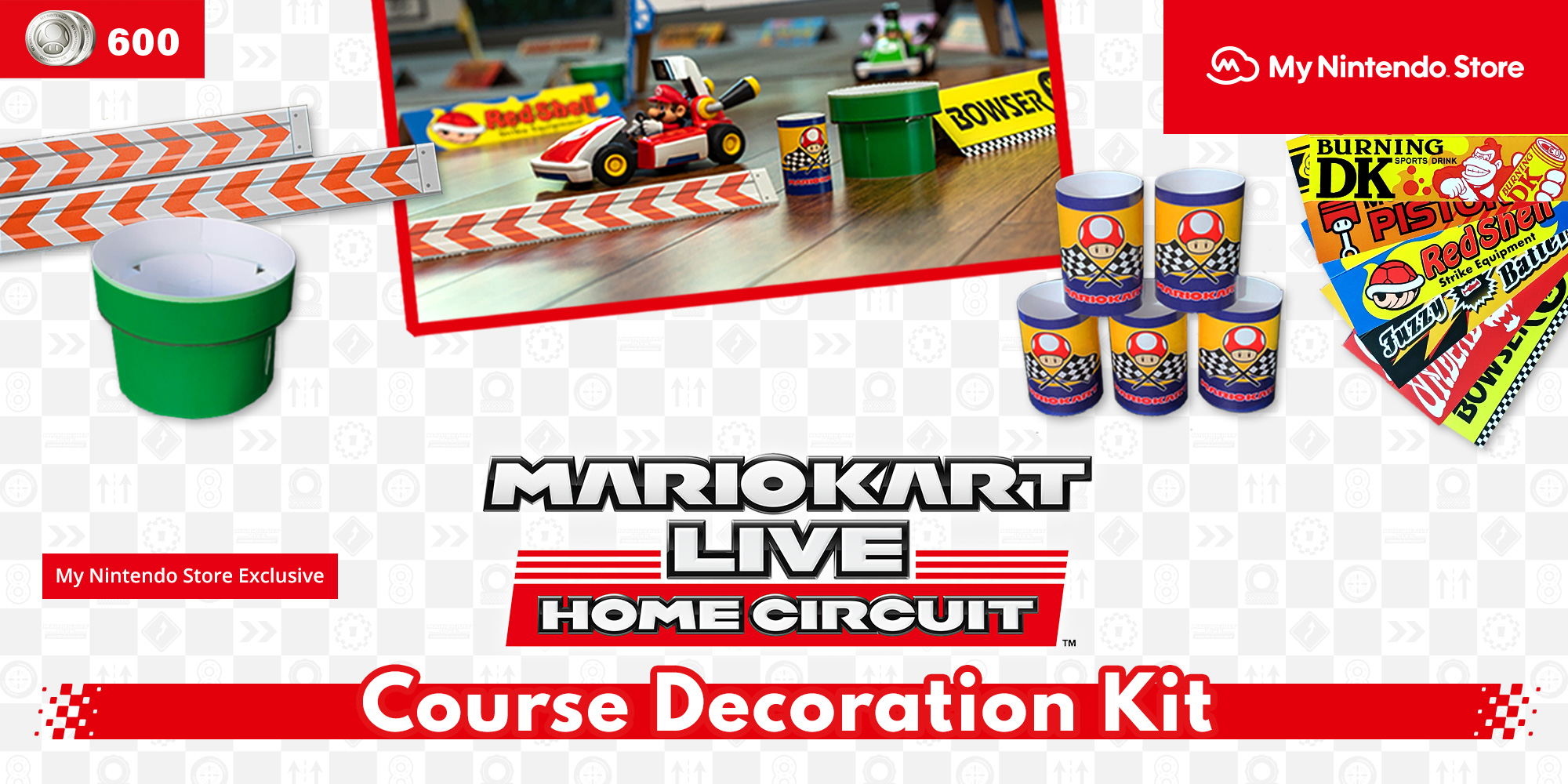 Mario Kart Live Home Circuit Course Decoration Kit now available on