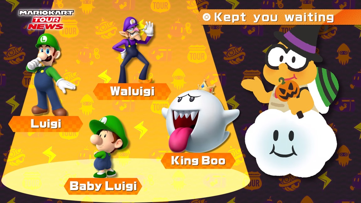 Mario Kart Tour challenges – Halloween Tour